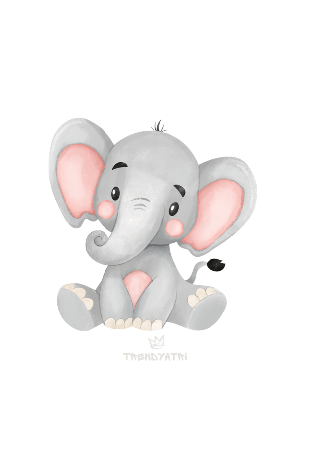 CUTE ELEPHANT TOTE BAG