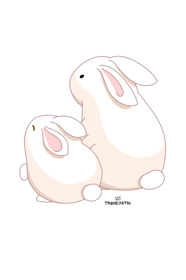 CUTE RABBIT TOTE BAG