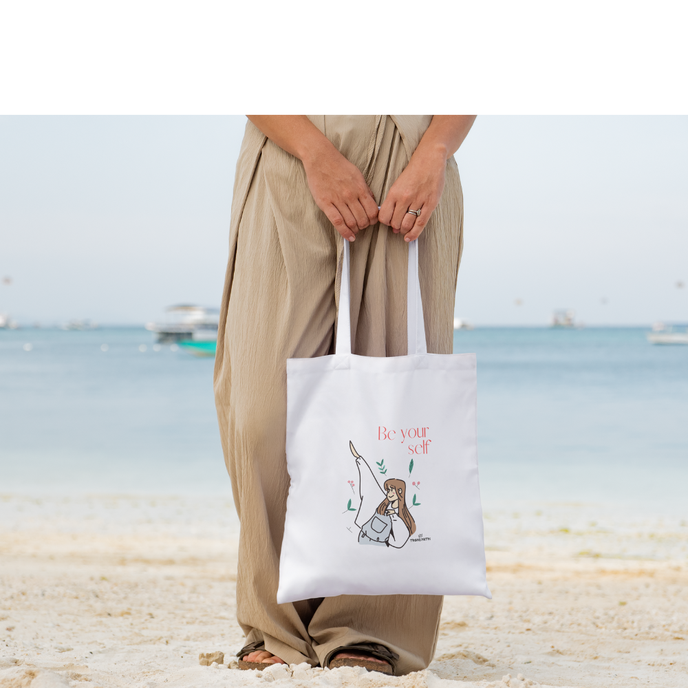 Eco-Friendly Tote Bag – Stylish, Long Handle, Double Stitched