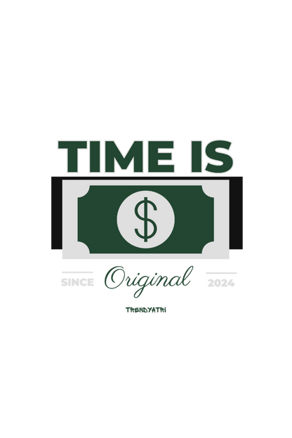 MEN'S STYLISH TIME IS MONEY HOODIE