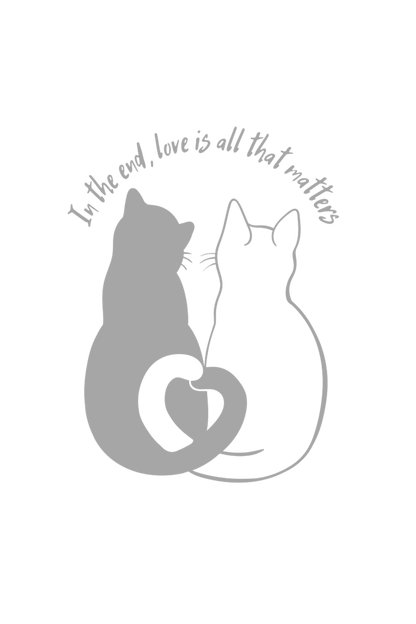 CUTE CAT IN LOVE  CANVAS TOTE BAG, BAG FOR COLLEGE, OFFICE AND TRAVEL.