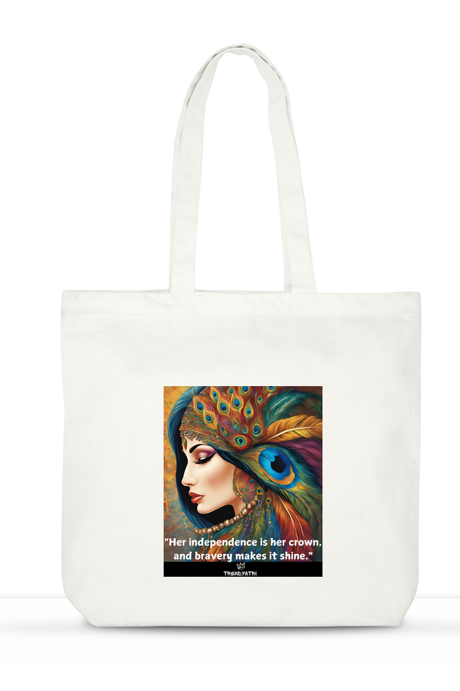 BOLD AND CONFIDENT LARGE TOTE BAG, MULTIPOCKET TOTE FOR COLLEGE, WORK AND TRAVEL