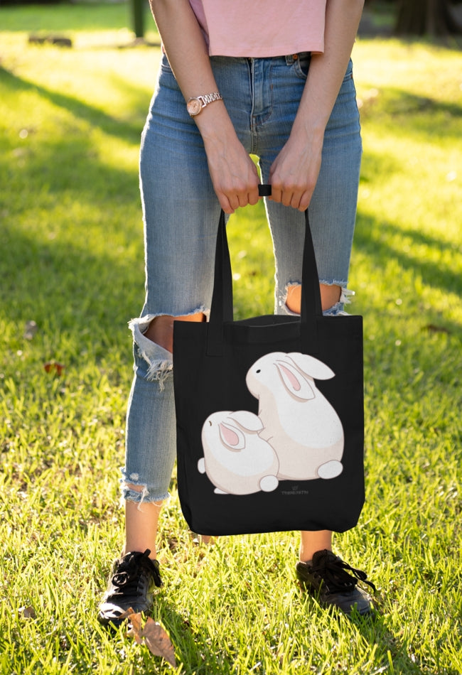 CUTE RABBIT TOTE BAG