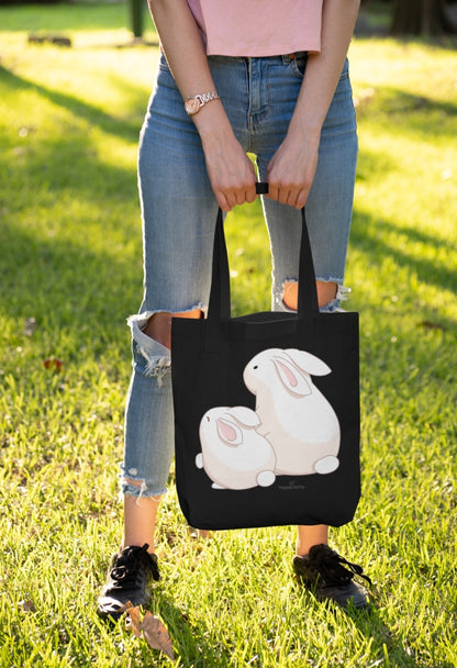 CUTE RABBIT TOTE BAG