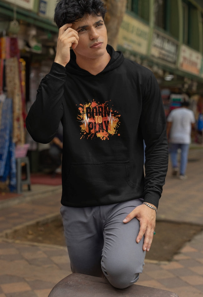 BORN TO PLAY MEN'S HOODIE