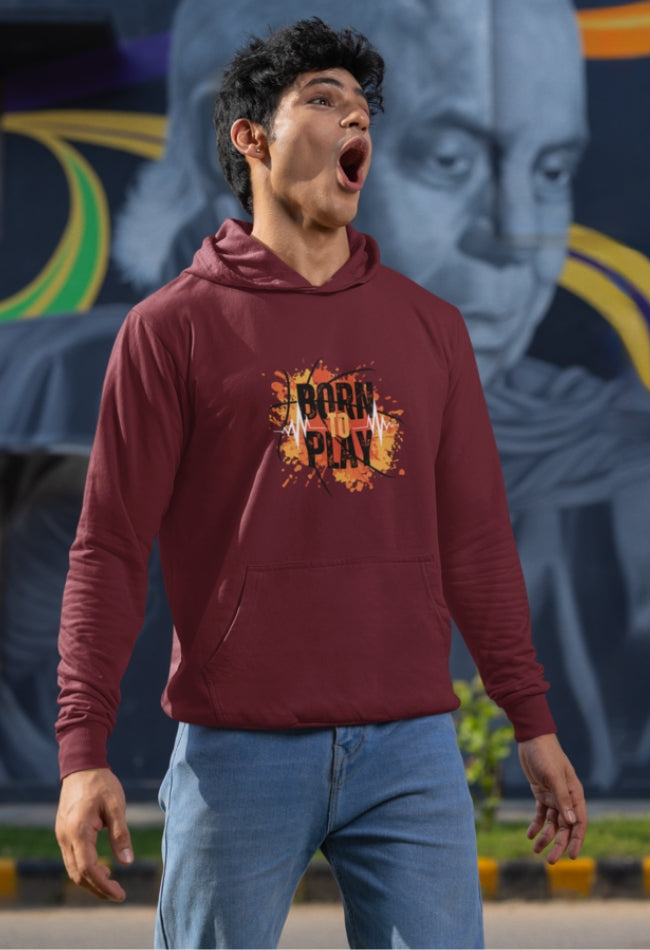 BORN TO PLAY MEN'S HOODIE