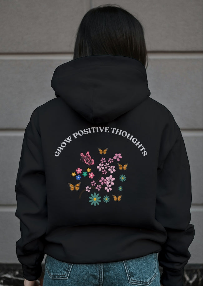 BLACK HOODIE, BLACK SWEATSHIRT FOR UNISEX