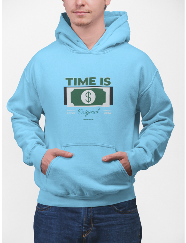 MEN'S STYLISH TIME IS MONEY HOODIE