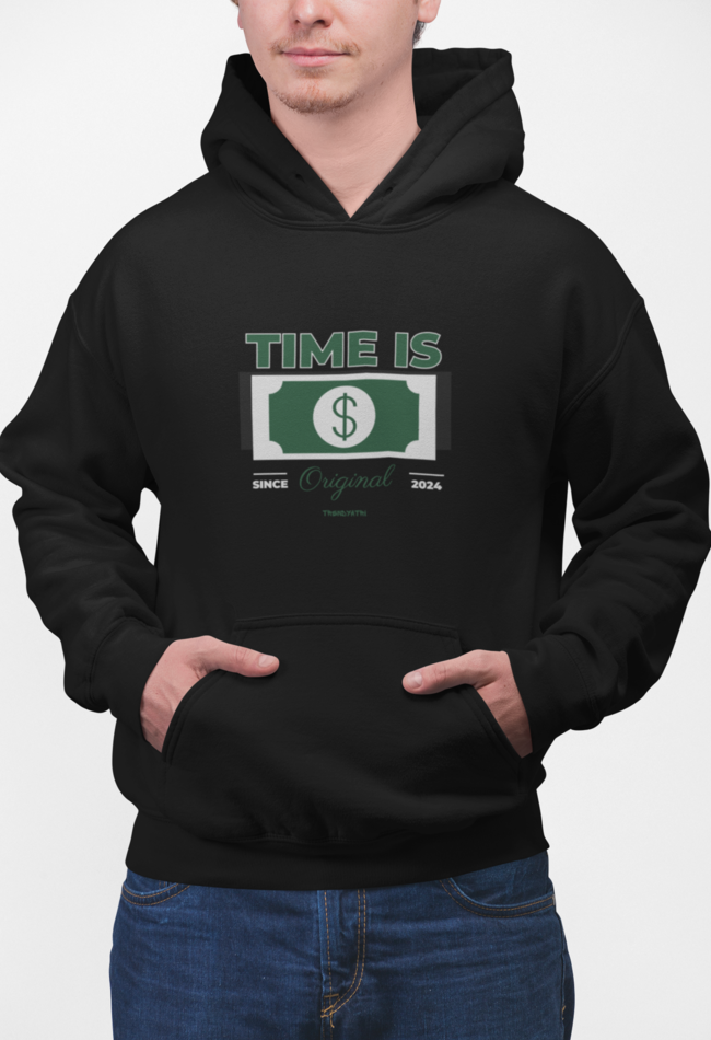MEN'S STYLISH TIME IS MONEY HOODIE