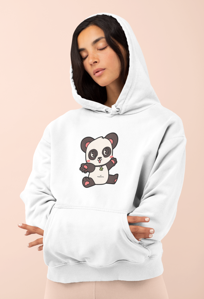 CUTE GIRL WEARING A HOODIE OF TRENDYATRI
