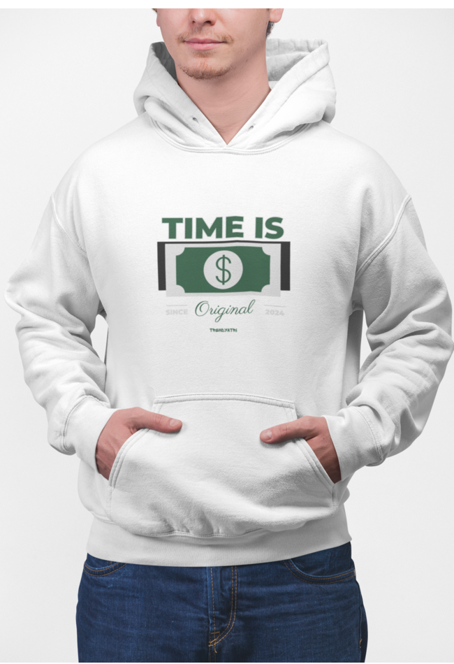 MEN'S STYLISH TIME IS MONEY HOODIE