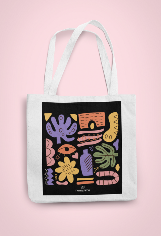 PREMIUM  PRINTED CANVAS  TOTE BAG
