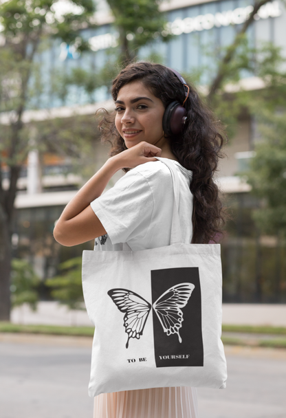 TO BE YOURSELF  CANVAS TOTE BAG